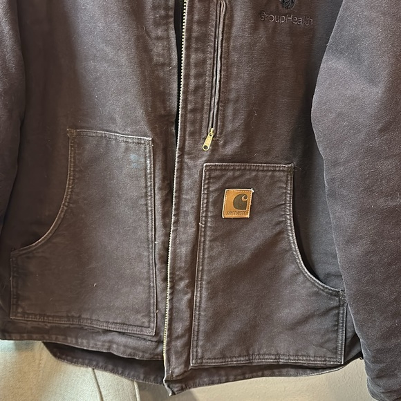 Vintage Carhartt Jacket C52 Dark Brown - Picture 5 of 13
